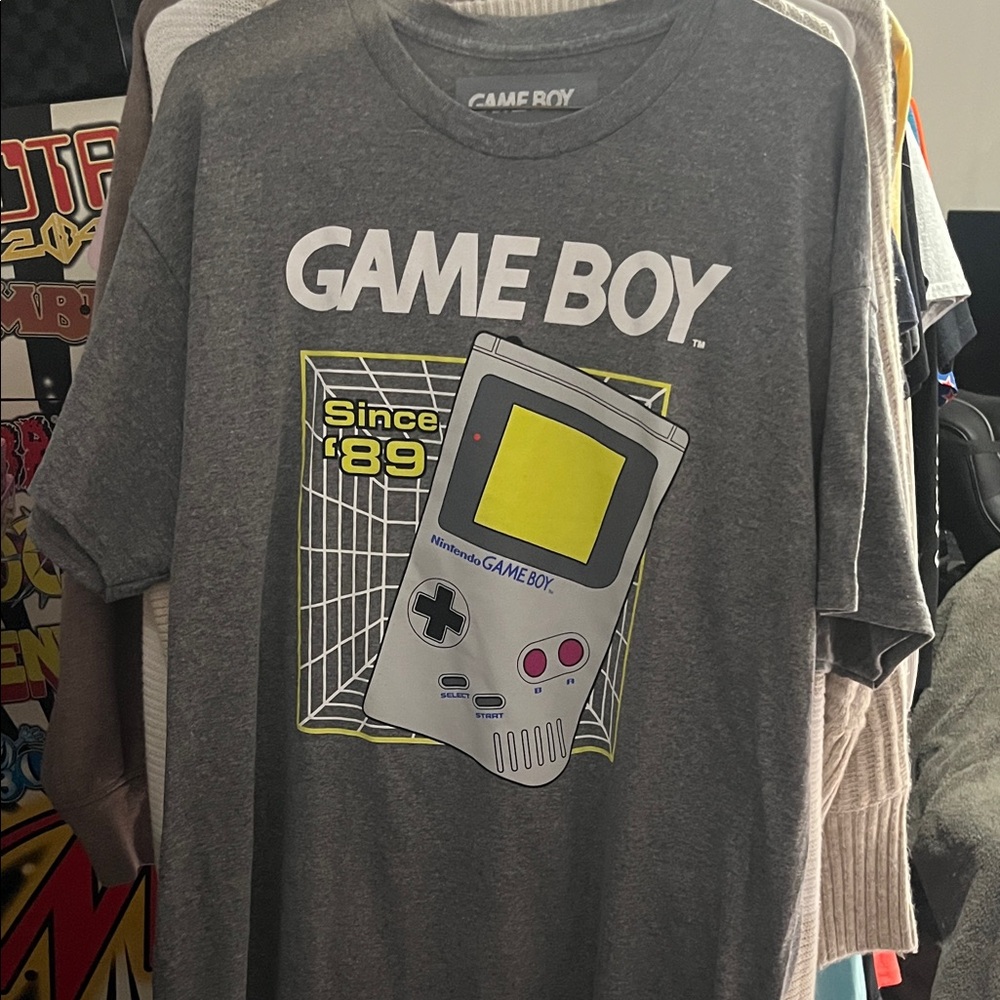 Nintendo Game Boy Gray T-Shirt